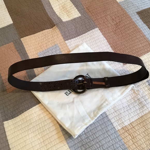 MaxMara handmade leather belt 35”-39” like new main image 2